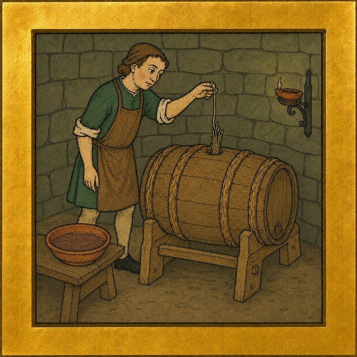 Illustration zu Weinbuch im Codex Donaueschingen