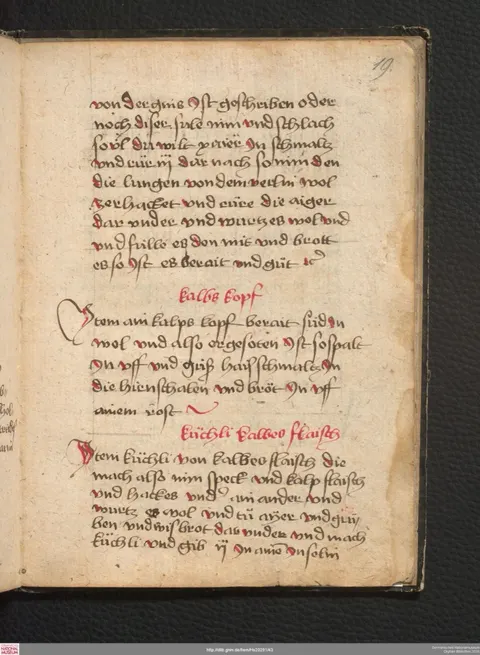 Gefülltes Spanferkel mit Lunge – Originalseite