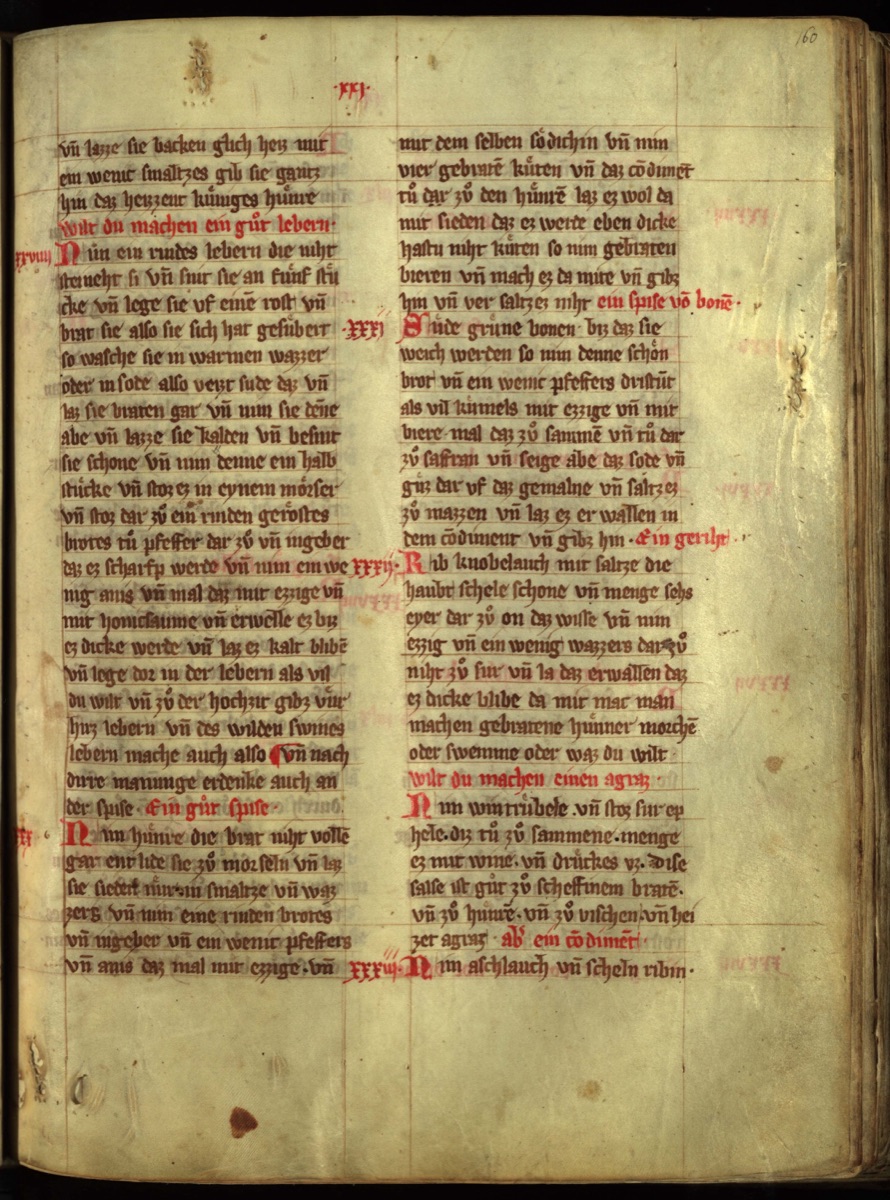 Würzige Knoblauch-Eigelb-Sauce — Originalseite aus Das Buch von guter Speise