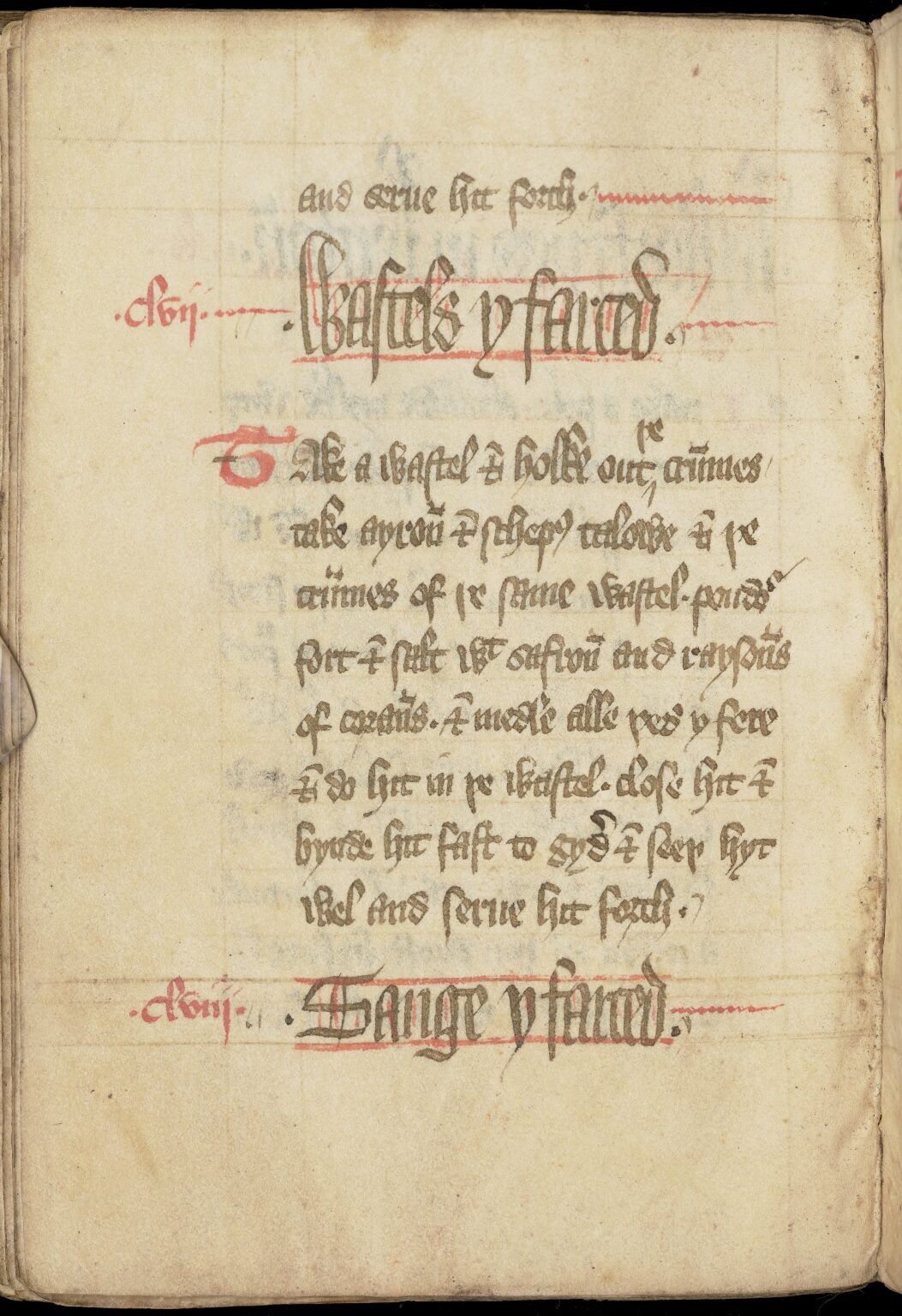 Gefüllte Wastel-Brötchen — Originalseite aus The Forme of Cury