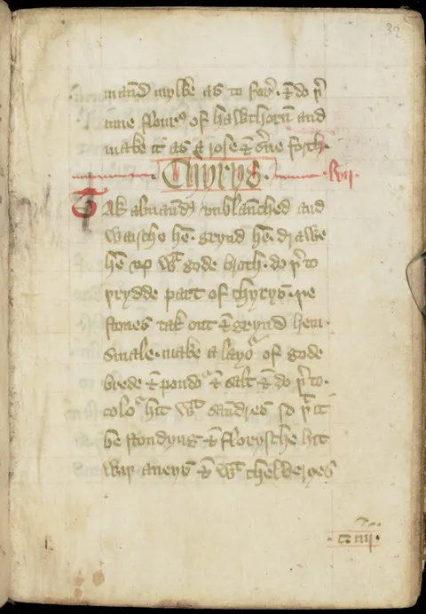 Chyryse - Kirschmus mit Mandeln – Originalseite