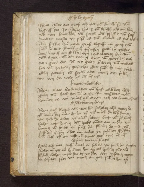 Gefüllte Gans mit Varianten – Originalseite
