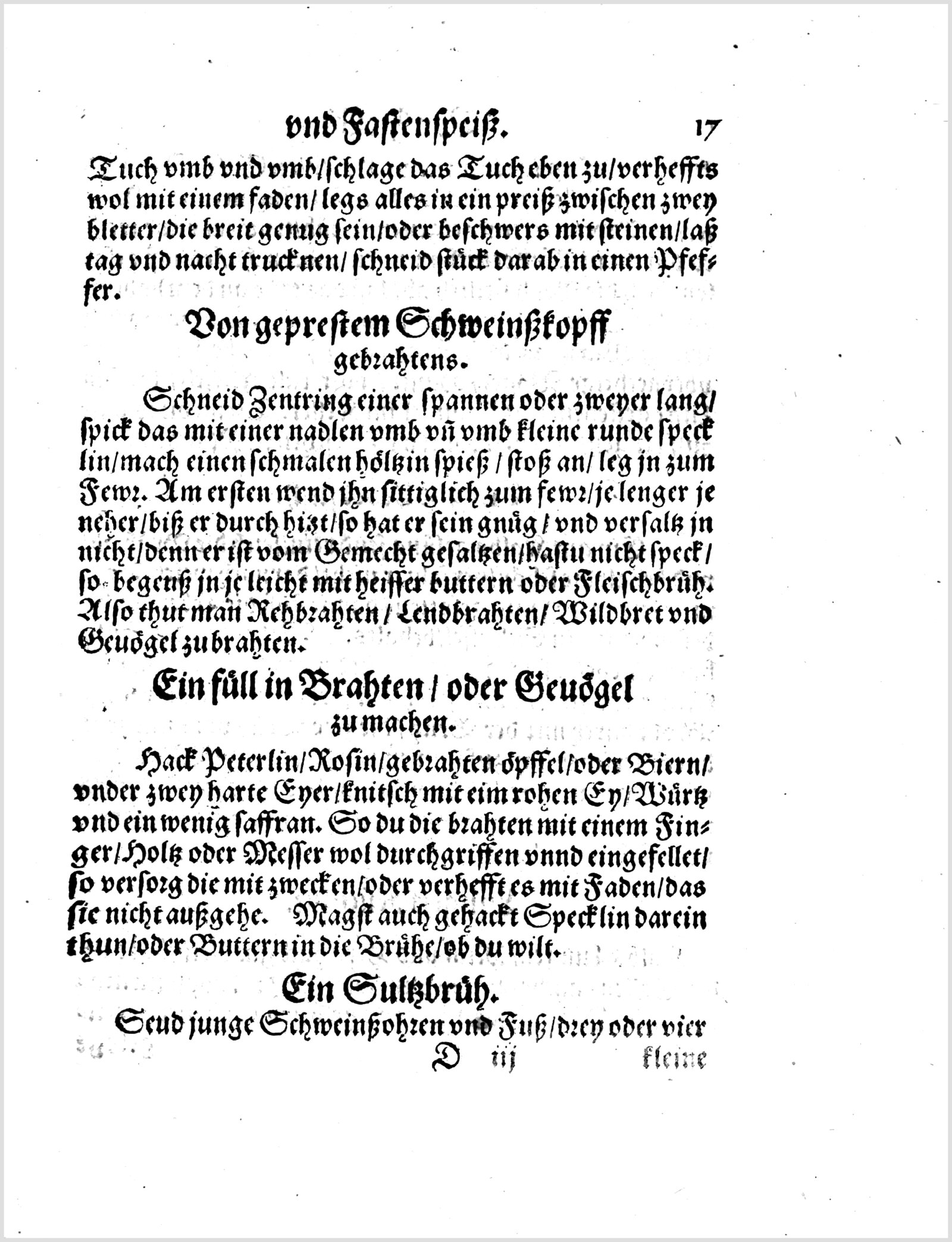 Aspik-Sud mit Pfirsich — Originalseite aus Koch und Kellermeisterei