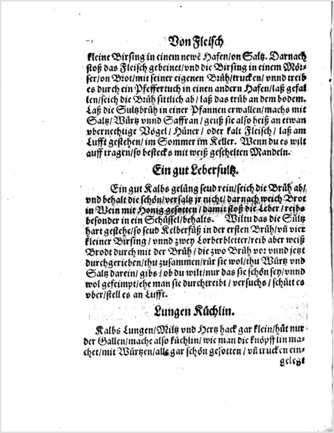 Kalbsleber-Sülze mit Wein und Honig – Originalseite