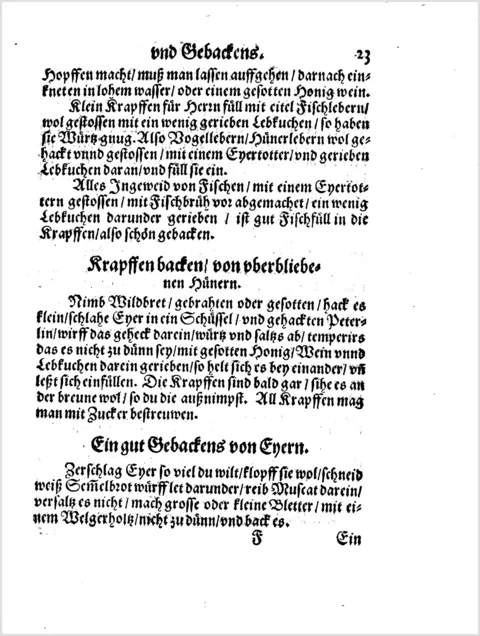 Krapfen aus übrig gebliebenem Fleisch – Originalseite