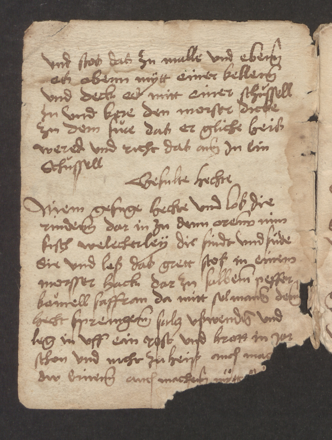 Gefüllter Hecht vom Rost - Originalseite aus Königsberger Kochbuch