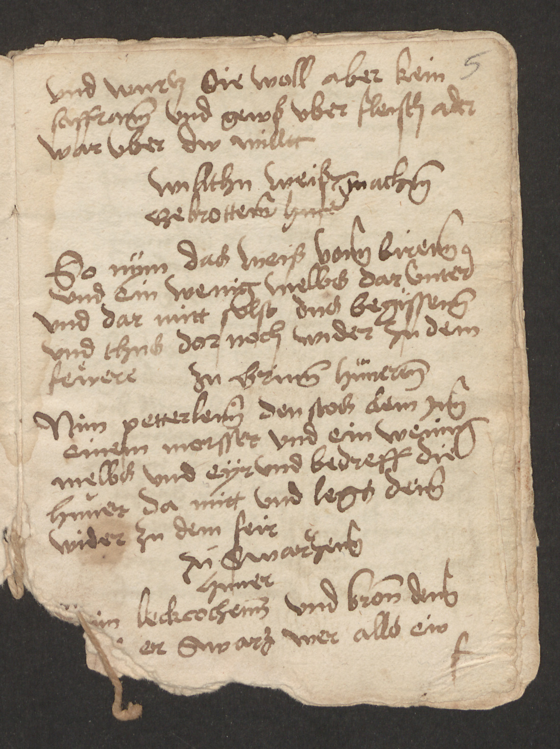 Grün gebratenes Huhn (Petersilienglasur) - Originalseite aus Königsberger Kochbuch