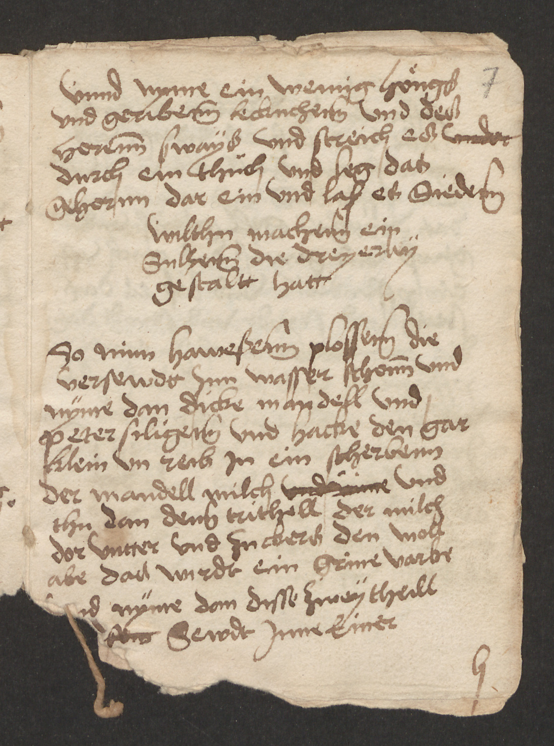 Dreifarbige Mandel-Sülze - Originalseite aus Königsberger Kochbuch