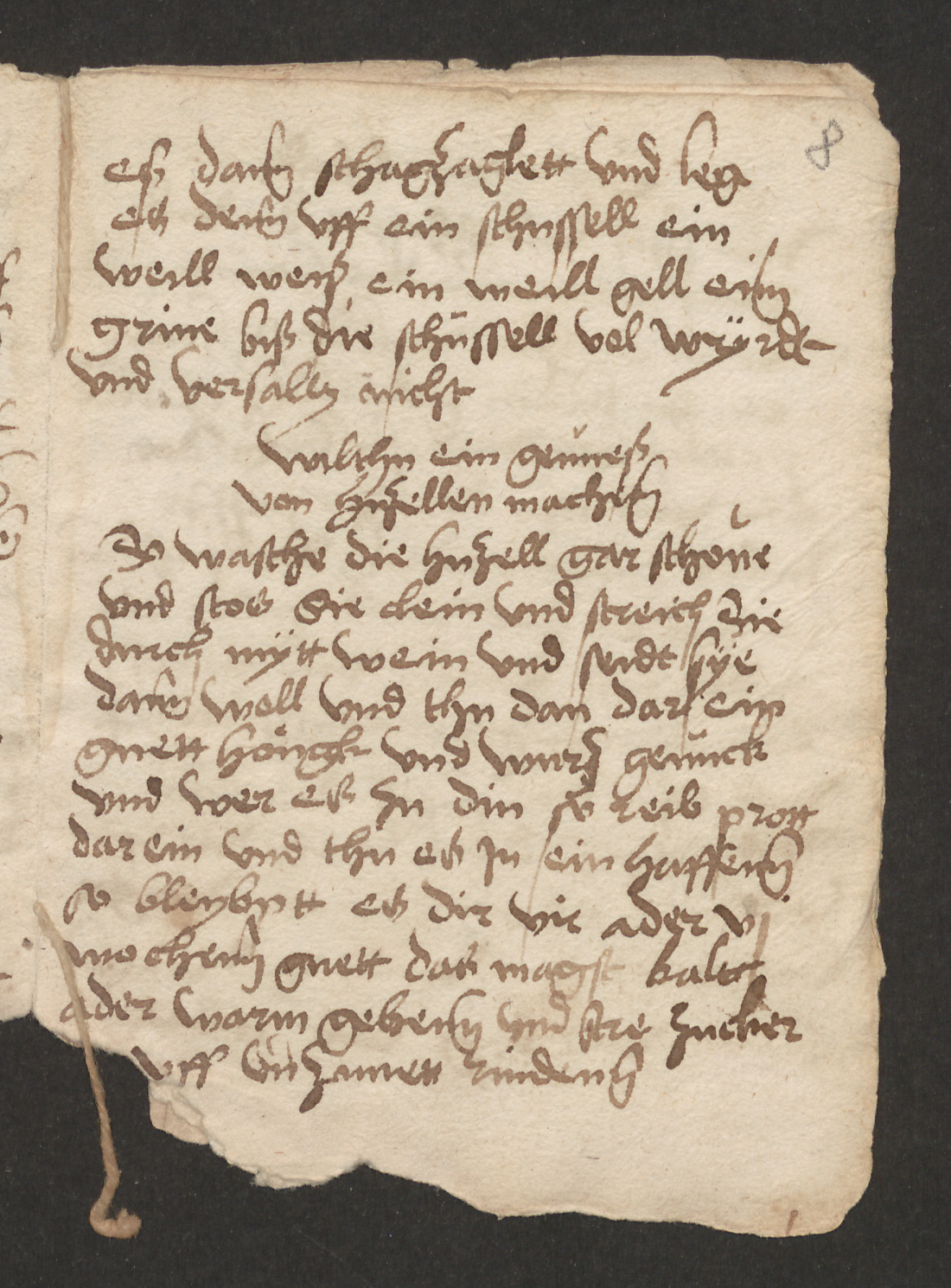 Hutzelmus mit Honig und Zimt - Originalseite aus Königsberger Kochbuch
