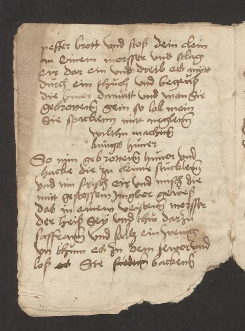 Königshühner aus dem Mörser – Originalseite