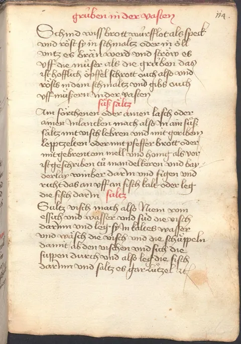 Fisch in Sülze – Originalseite