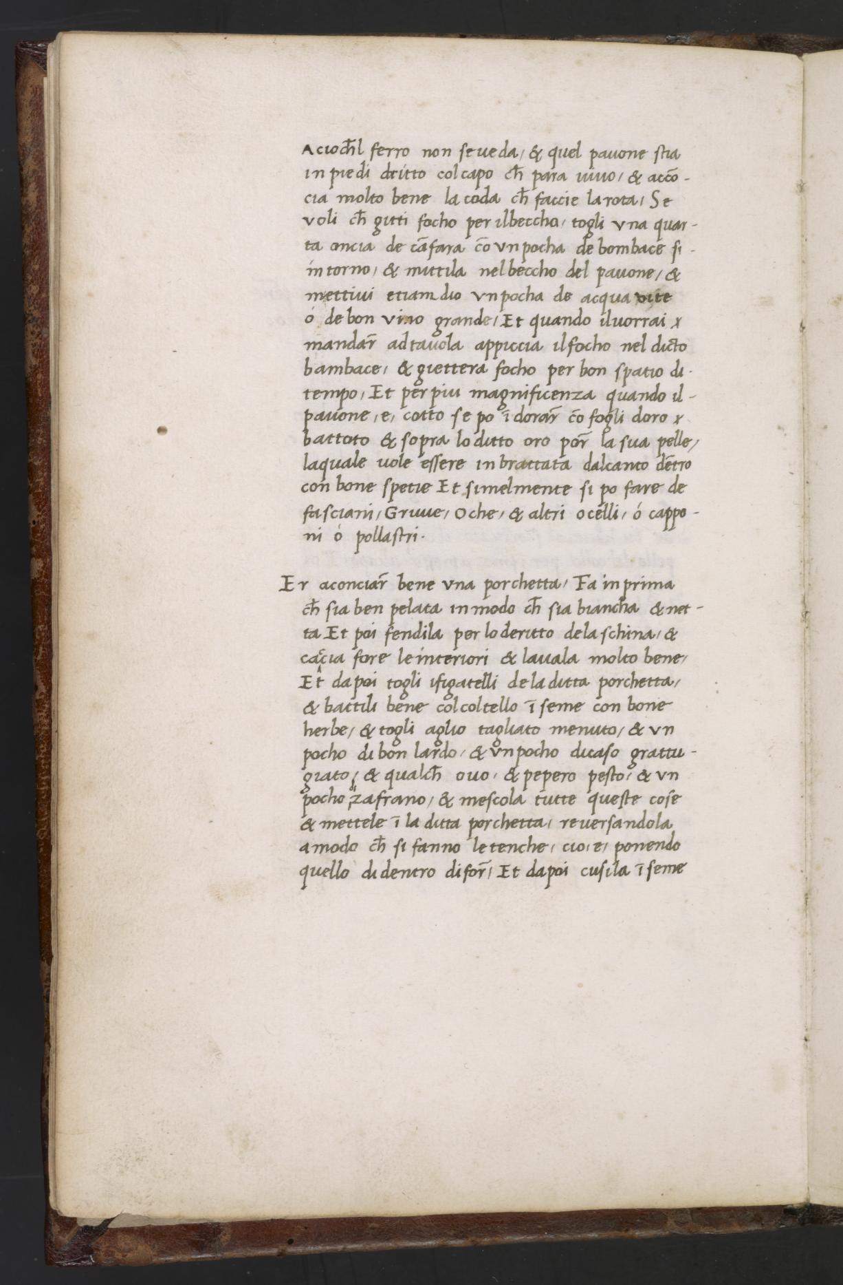 Kalbsmortadella am Spieß — Originalseite aus Libro de Arte Coquinaria
