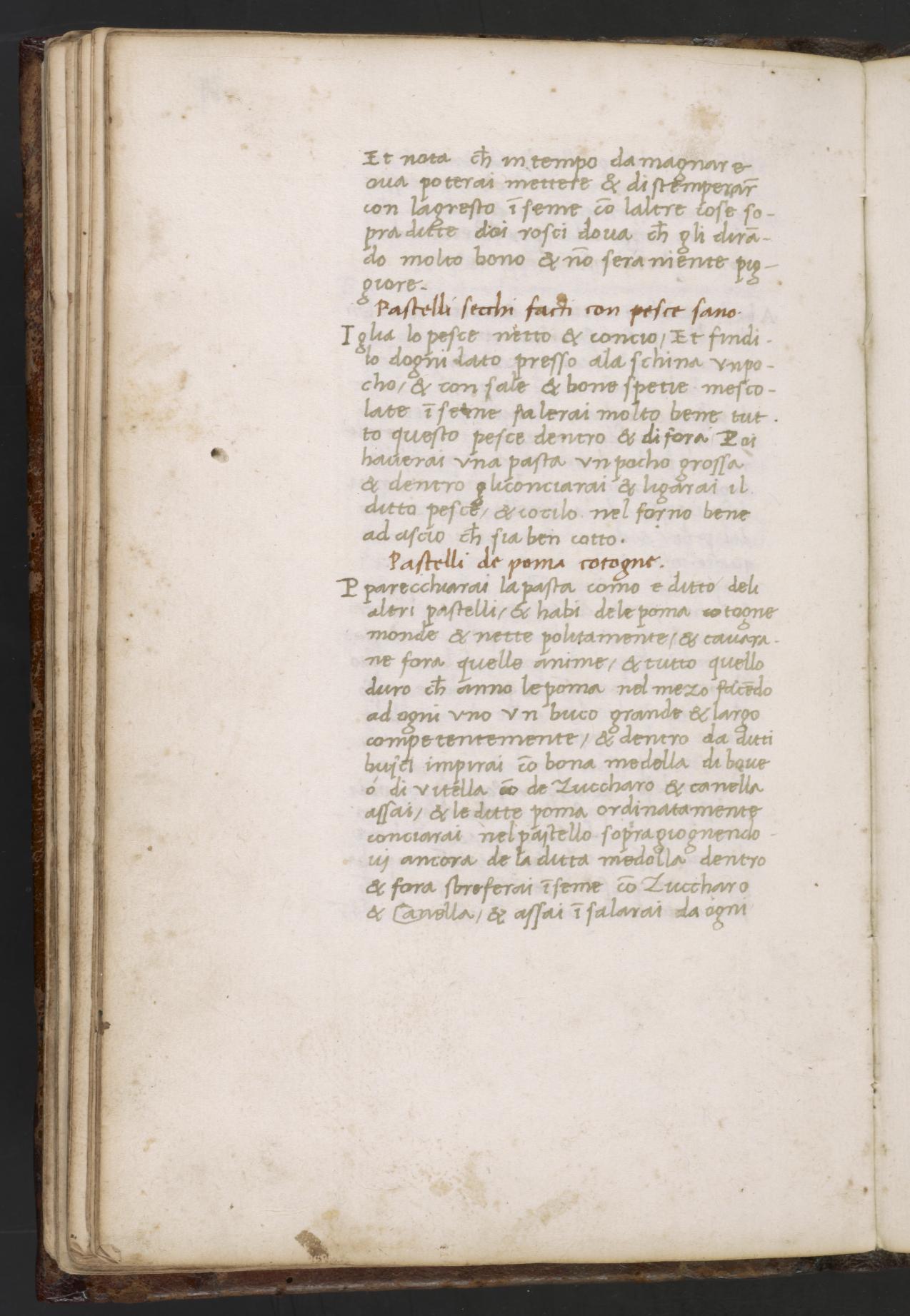 Quittenpasteten mit Markfüllung — Originalseite aus Libro de Arte Coquinaria