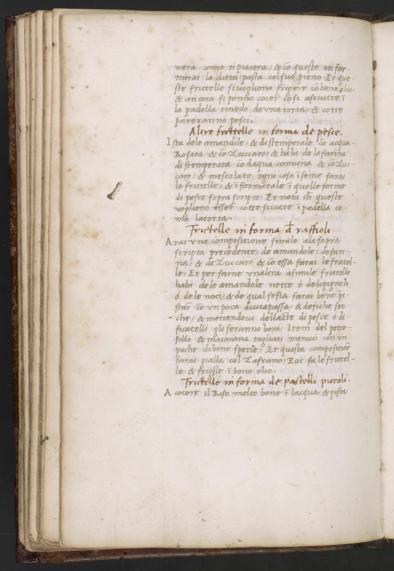 Gefüllte Feigen-Fritter — Originalseite aus Libro de Arte Coquinaria