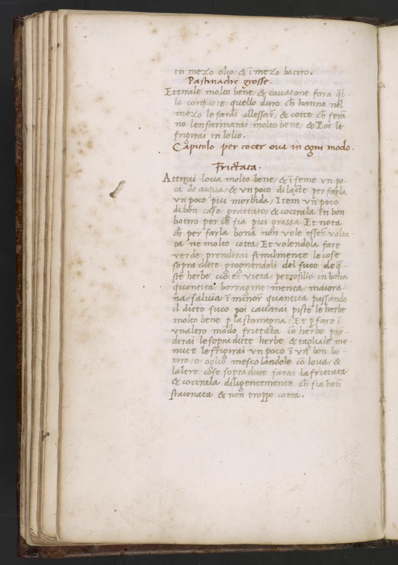 Fenchelblüten-Krapfen — Originalseite aus Libro de Arte Coquinaria
