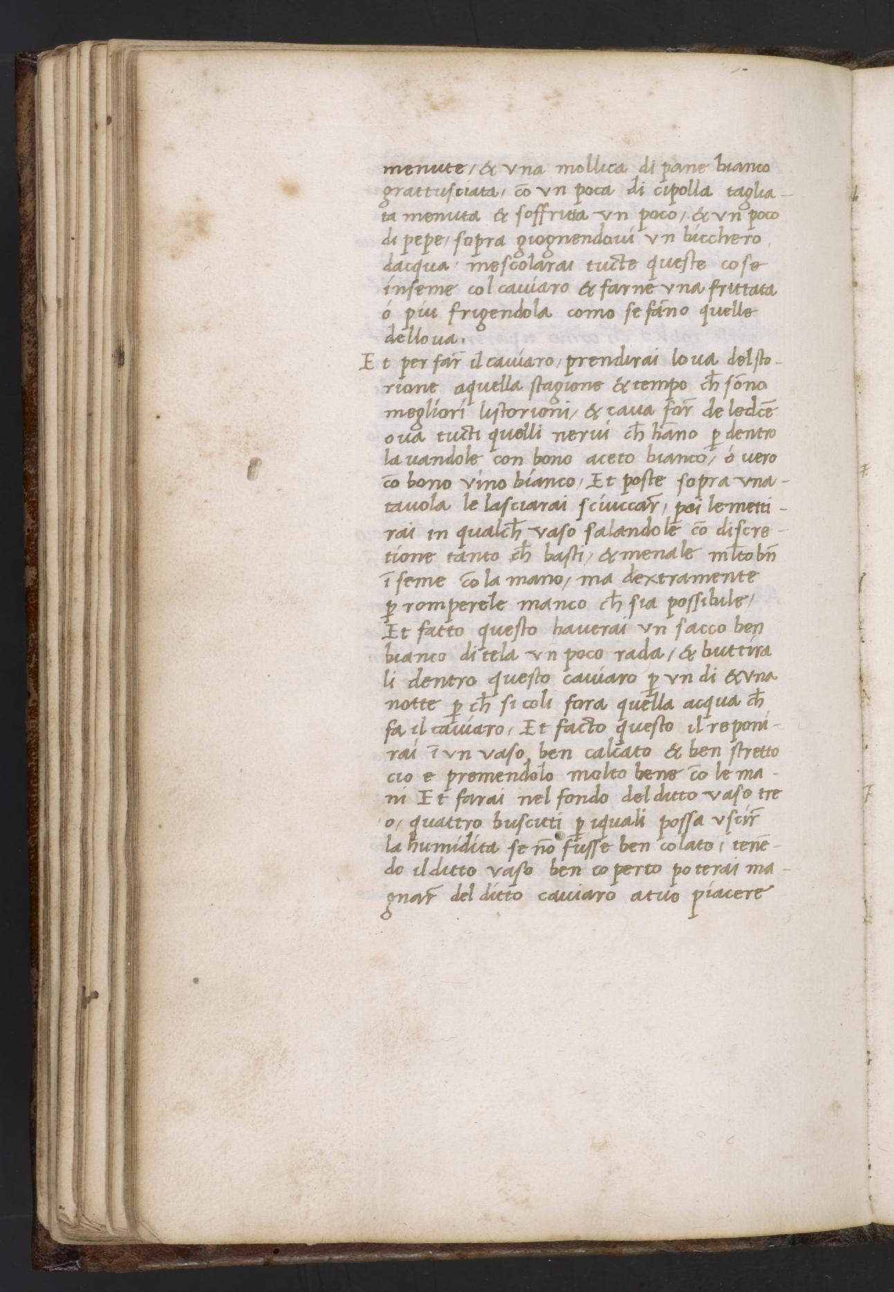 Mehrfarbige Gelatine von Fleisch oder Fisch — Originalseite aus Libro de Arte Coquinaria