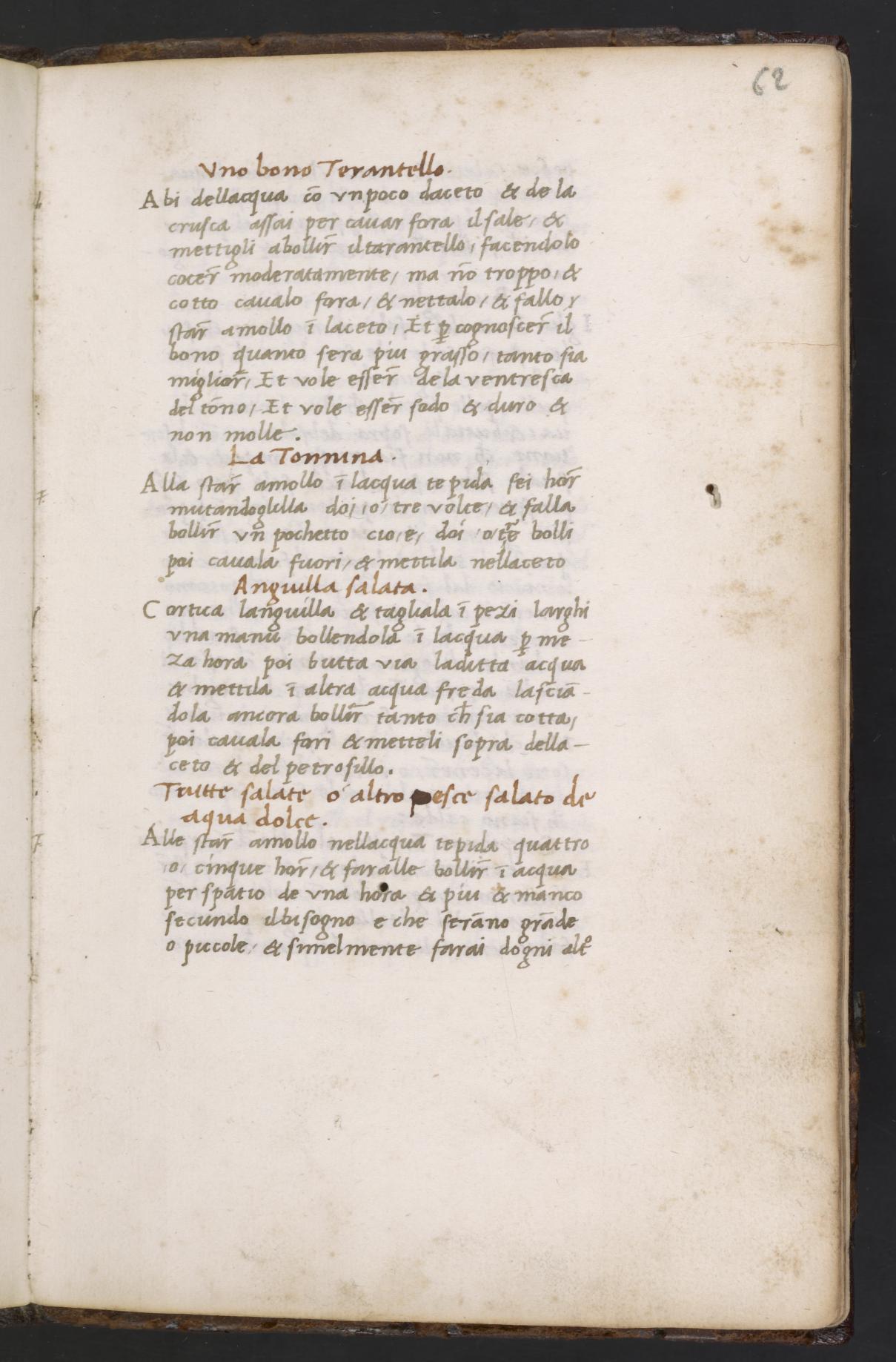 Kaviar vom Stör, frisch oder gebraten — Originalseite aus Libro de Arte Coquinaria