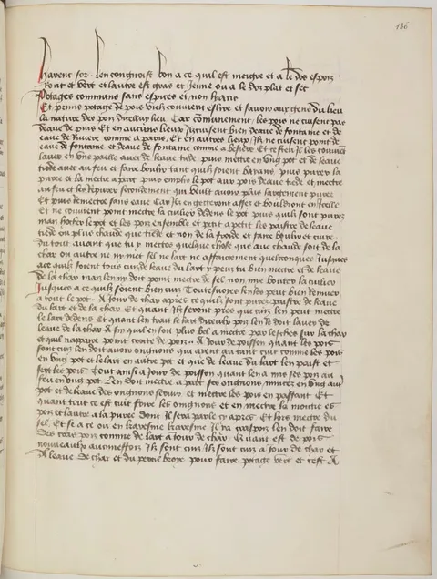 Potage von alten Erbsen – Originalseite