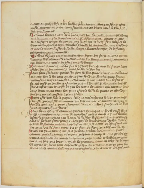 Rote Kochbirnen mit Heu – Originalseite