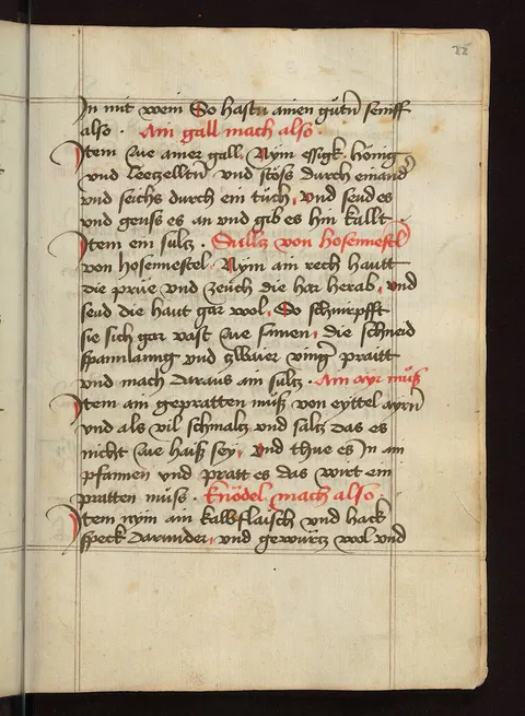 Rührei in Schmalz (Ayrmuosz) – Originalseite