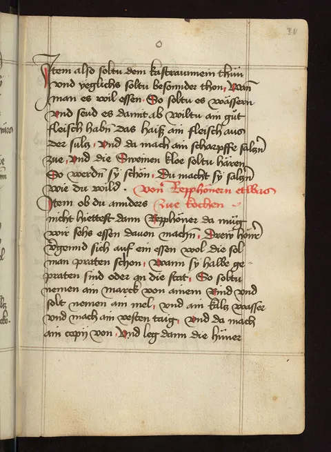Rebhuhn-Pastete mit Rindermark und Nelken – Originalseite