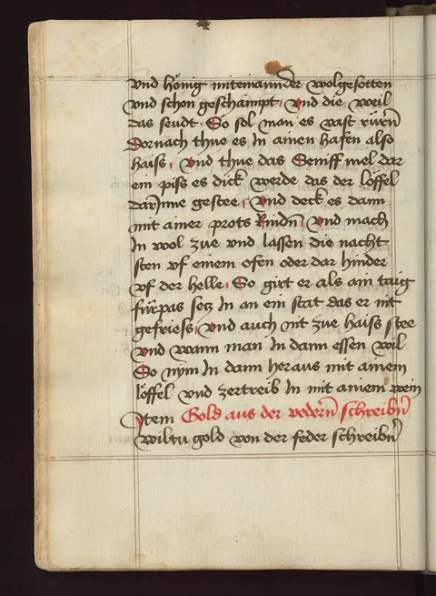 Goldtinte für die Feder herstellen – Originalseite