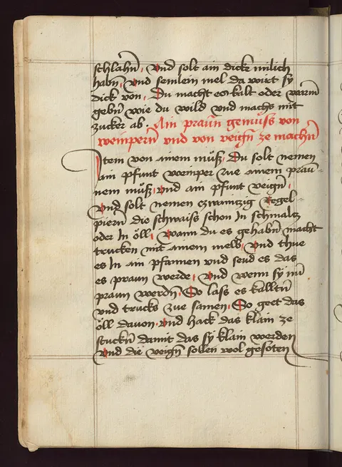 Braunes Mus aus Rosinen, Feigen und Birnen – Originalseite