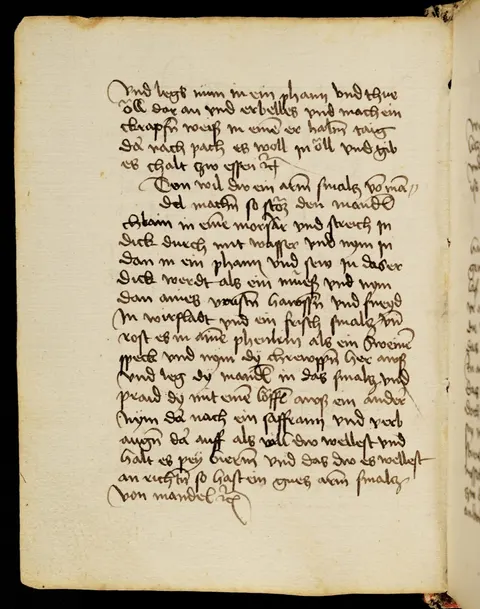 Armes Mandelschmalz mit Stör und Grieben – Originalseite