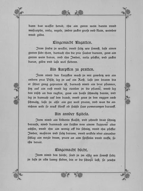 Eingemachter Hecht – Originalseite