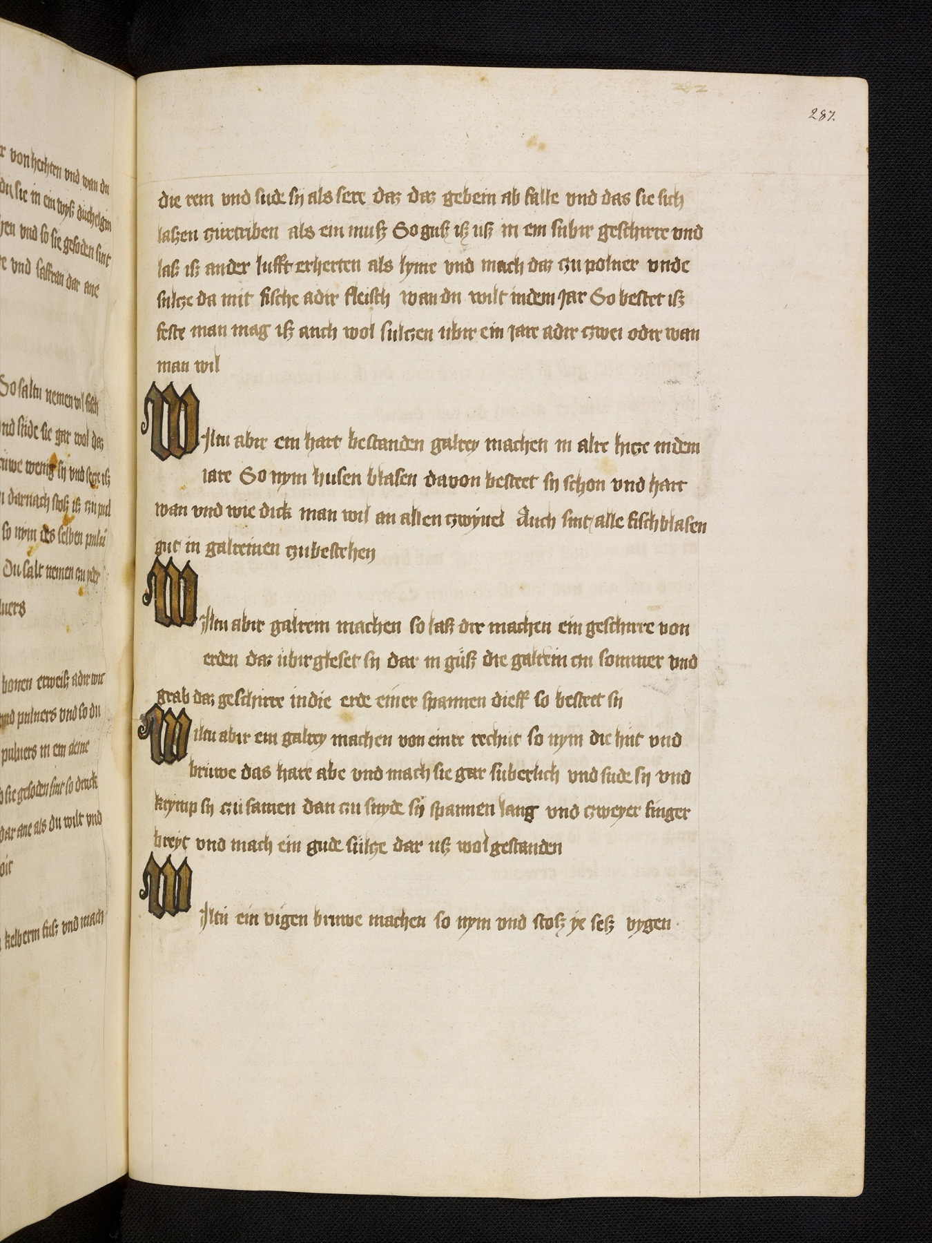 Der mittelalterliche Erdkeller - Sülze über den Sommer haltbar machen - Originalseite aus Rheinfränkisches Kochbuch
