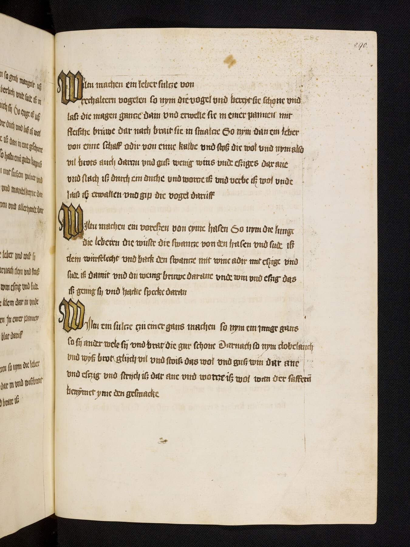 Rebhuhn-Leber-Sülze - Originalseite aus Rheinfränkisches Kochbuch
