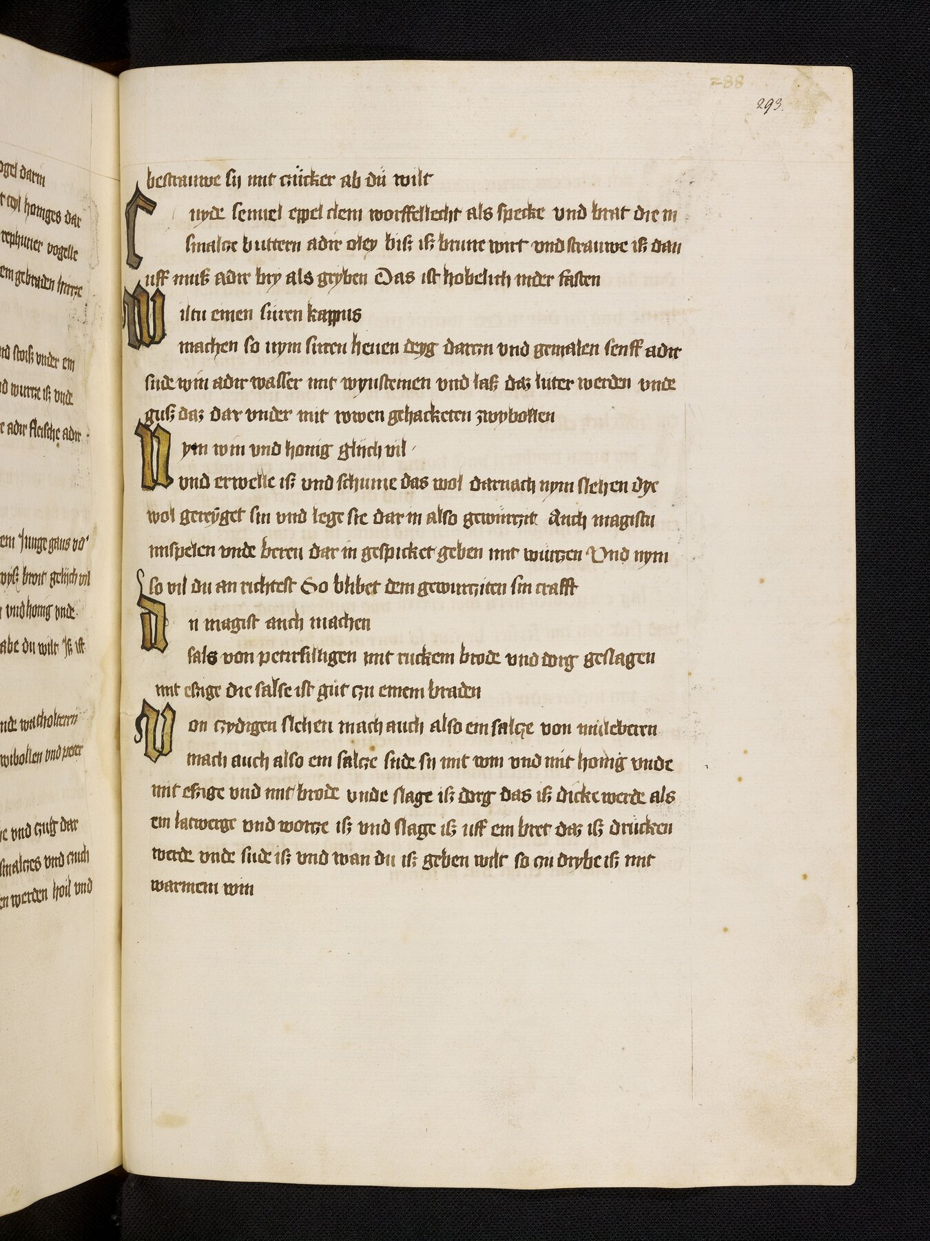 Gebratene Äpfel als Grieben-Ersatz - Originalseite aus Rheinfränkisches Kochbuch