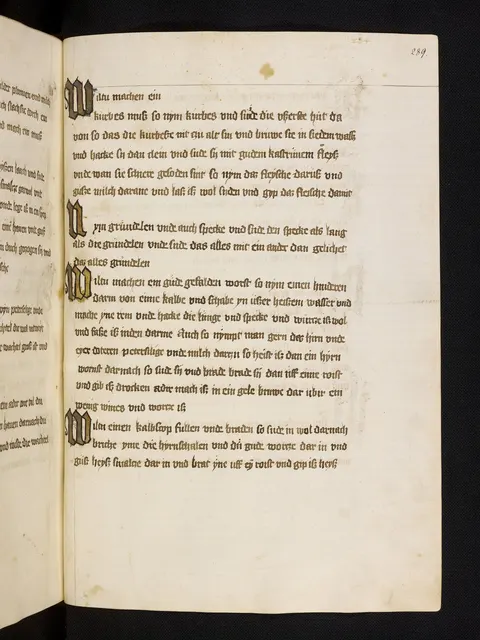 Kalbswurst mit Lunge und Hirn – Originalseite