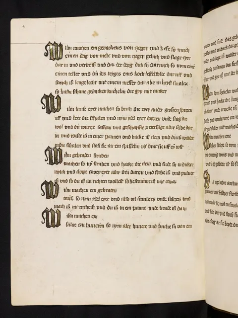 Strauben-Auflauf-Mus aus gebackenen Resten in Dickmilch (mittelalterlicher ‚Scheiterhaufen‘) – Originalseite
