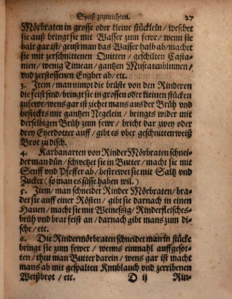 Rinderlende vom Rost in Essigbrühe – Originalseite