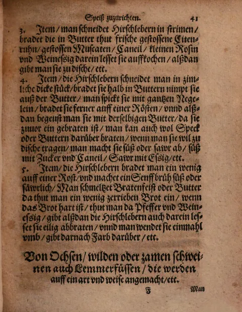 Gespickte Hirschleber mit Nelken – Originalseite