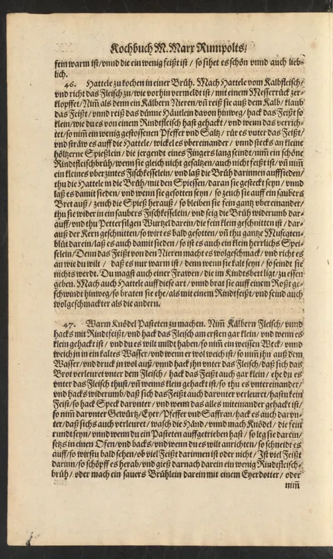Warme Kalbsknödel-Pastete und Verjus im Fass – Originalseite