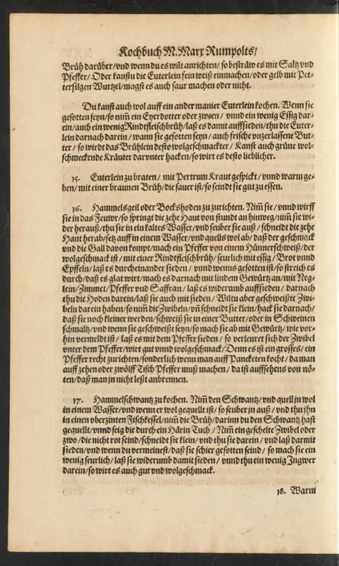 Hammelschwanz in Zwiebelbrühe mit Ingwer – Originalseite