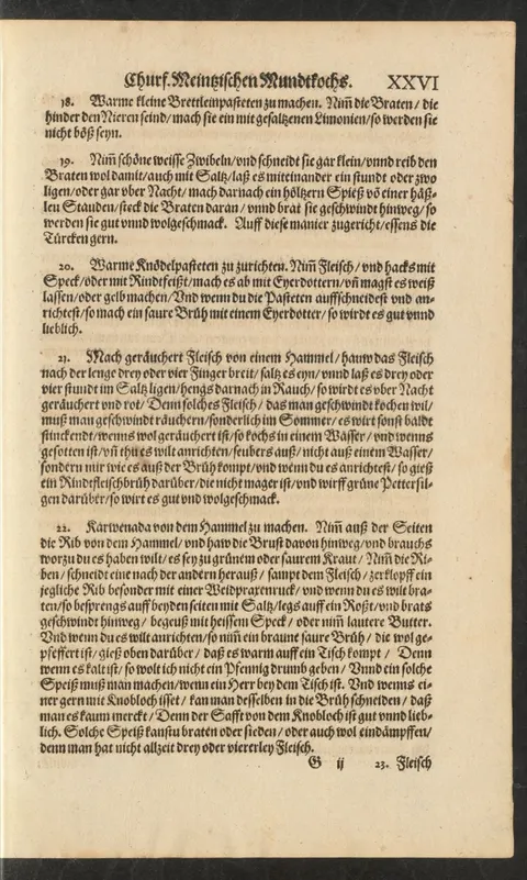 Warme Hammelknödel-Pasteten – Originalseite