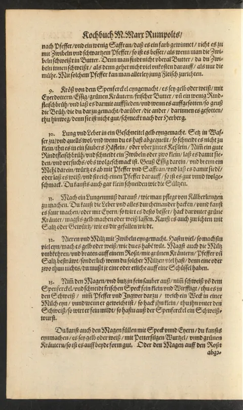 Spanferkelgekröse in gelber oder weißer Eierbrühe – Originalseite