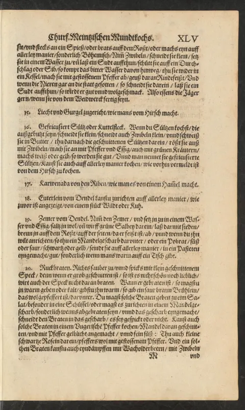 Karwenada von Damhirsch-Rippen nach Hammel-Art – Originalseite