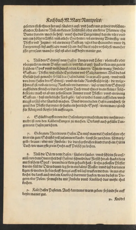 Hasenwürste mit Speck und Pfeffer – Originalseite