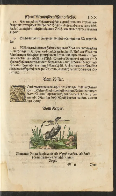Geräucherter Fasan und Kapaun mit Sauerkraut und Speck – Originalseite