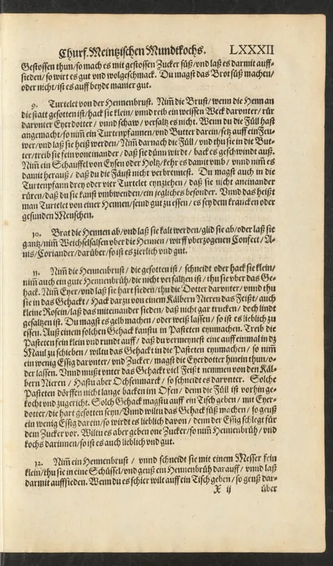 Hühnerbrust-Küchlein – Originalseite