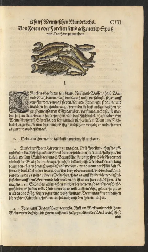 Forellen, trocken abgesotten, blau – Originalseite