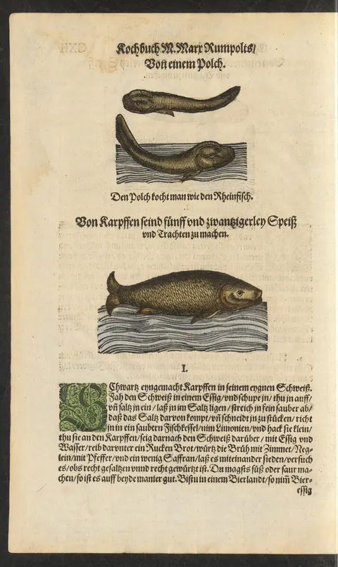 Karpfen in schwarzer Sauce aus eigenem Blut – Originalseite