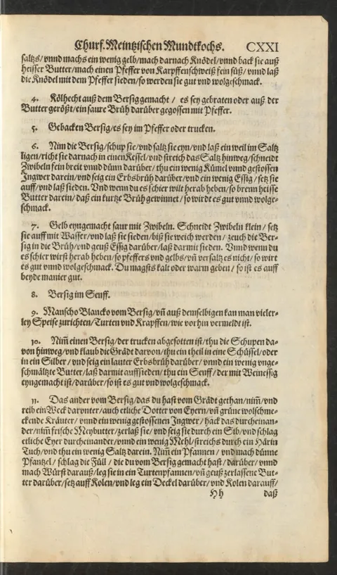 Gekochter Barsch mit Erbsenbrühe, Butter und Senf – Originalseite