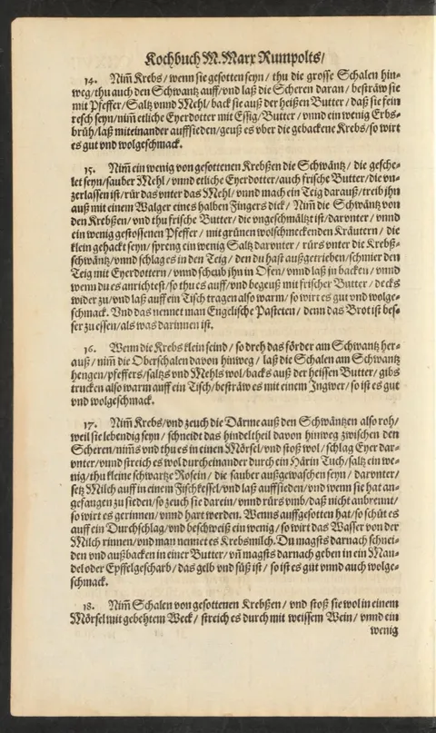 Gebackene Krebse mit Eigelb-Essig-Sauce – Originalseite