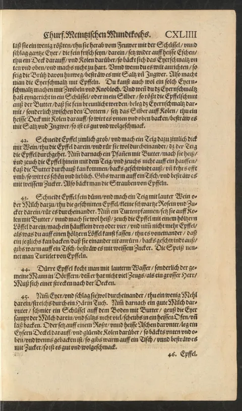 Gekochte Dörräpfel in klarem Wasser – Originalseite
