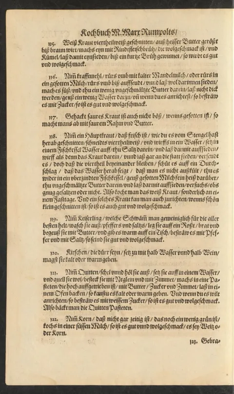 Dörrkirschen in Wasser und Wein – Originalseite